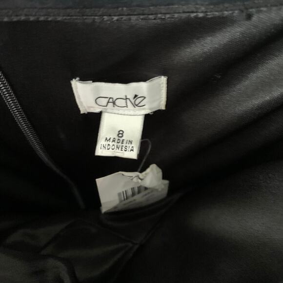 Cache Y2K Bandage Dress Black and Pink Size 8 NWT - Picture 4 of 5